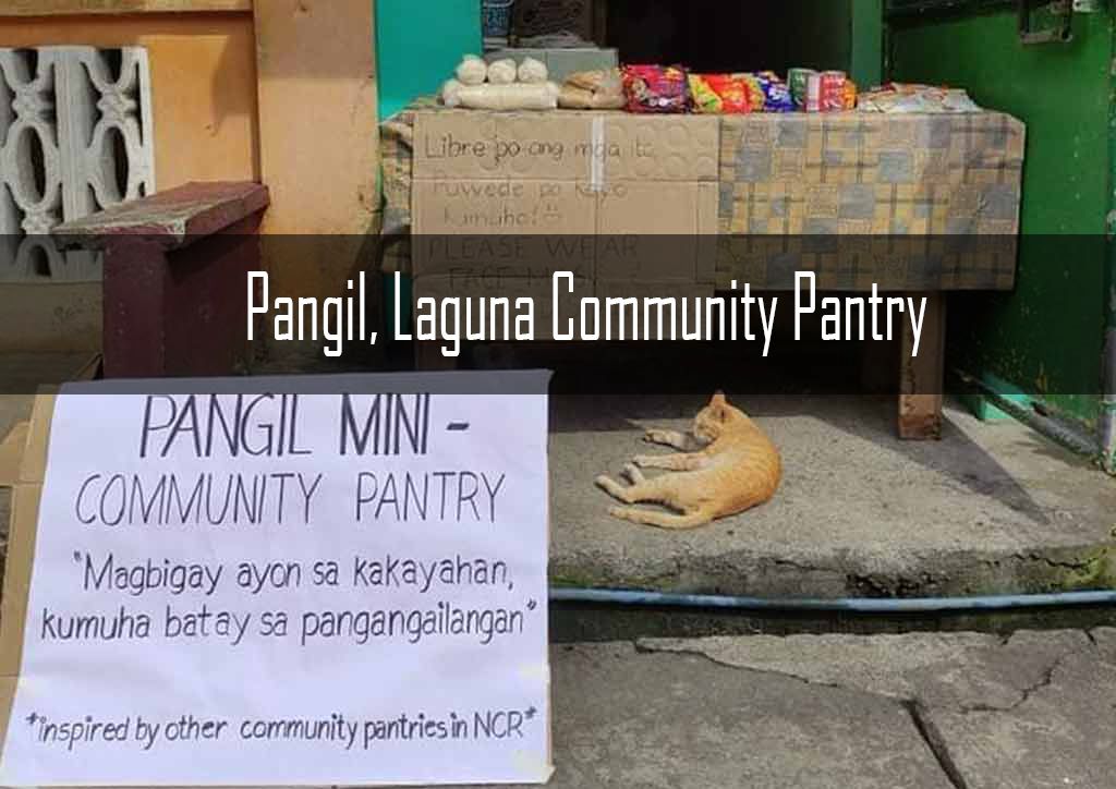 Pangil laguna community pantry